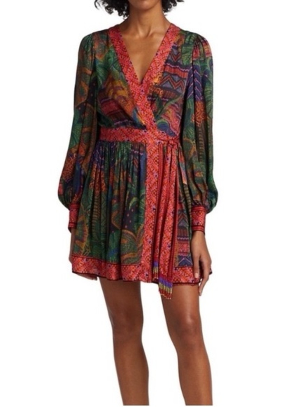 Farm Rio Mini Wrap Dress